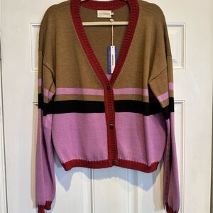 NWT The Endery Cabin Cardigan in Licorice